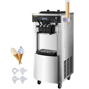 Vertical Italian Ice Cream Machine | 2+1 Flavors 20-28 L/h